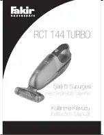 Предварительный просмотр 1 страницы Fakir RCT 144 Turbo Instruction Manual