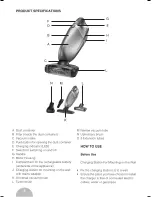 Предварительный просмотр 4 страницы Fakir RCT 144 Turbo Instruction Manual