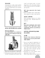 Предварительный просмотр 7 страницы Fakir RCT109 Cyclonic Instruction Manual