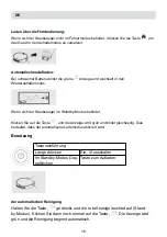 Предварительный просмотр 16 страницы Fakir Robert II User Manual