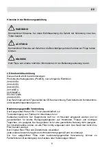 Preview for 5 page of Fakir Robert RS 770 User Manual