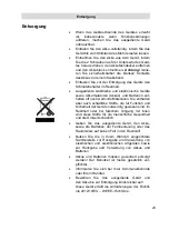 Preview for 25 page of Fakir Robert Operating Instructions Manual