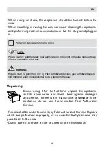 Предварительный просмотр 25 страницы Fakir ROCKY SB 5150 User Manual