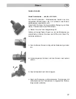 Предварительный просмотр 17 страницы Fakir S 200 electronic Operating Instructions Manual