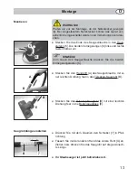 Preview for 13 page of Fakir SC 190 Instructions For Use Manual