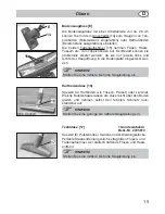 Preview for 15 page of Fakir SC 190 Instructions For Use Manual