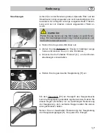 Preview for 17 page of Fakir SC 190 Instructions For Use Manual