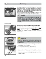 Preview for 18 page of Fakir SC 190 Instructions For Use Manual