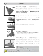 Preview for 38 page of Fakir SC 190 Instructions For Use Manual