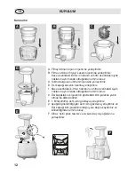 Preview for 12 page of Fakir Slow Juicer Instruction Manual