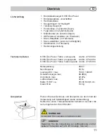 Предварительный просмотр 11 страницы Fakir SMART S350 Instructions For Use Manual