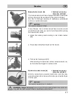 Предварительный просмотр 41 страницы Fakir SMART S350 Instructions For Use Manual