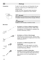 Предварительный просмотр 12 страницы Fakir Starky HSA 222 User Manual