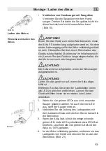 Предварительный просмотр 13 страницы Fakir Starky HSA 222 User Manual