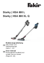 Fakir Starky HSA 600 L User Manual preview