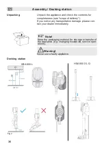 Предварительный просмотр 36 страницы Fakir Starky HSA 600 L User Manual