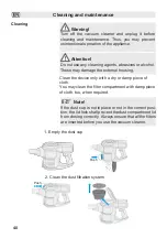 Предварительный просмотр 40 страницы Fakir Starky HSA 600 L User Manual