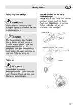 Предварительный просмотр 13 страницы Fakir Starky I HSA 252 Operating Instructions Manual