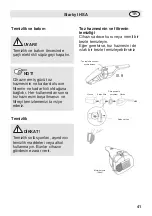 Предварительный просмотр 41 страницы Fakir Starky I HSA 252 Operating Instructions Manual