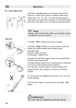 Предварительный просмотр 36 страницы Fakir Starky WDA 700 Wet & Dry User Manual