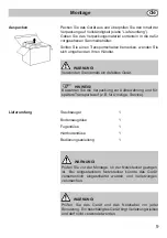 Предварительный просмотр 9 страницы Fakir STARKY Operating Instructions Manual