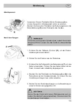 Предварительный просмотр 13 страницы Fakir THEO Instructions For Use Manual