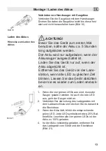 Предварительный просмотр 13 страницы Fakir Trend Starky HSA 322 User Manual