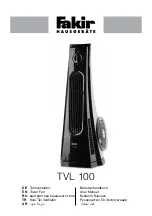 Fakir TVL 100 User Manual preview