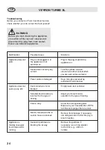 Предварительный просмотр 24 страницы Fakir VEYRON TURBO XL Operating Instructions Manual