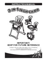 Falcar Cangaroo Highchair Funny Meal Instruction Manual preview