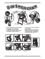 Preview for 2 page of Falcar Cangaroo Highchair Funny Meal Instruction Manual