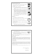 Предварительный просмотр 2 страницы Falchney Medical 6112 Operating Instructions