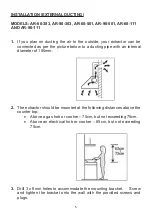 Предварительный просмотр 6 страницы Falco AR-120-110 Installation And User Manual