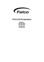 Falco AR-60-CGS Installation And User Manual preview