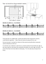 Preview for 8 page of Falco FAL-SSGH-60 Installation And Operating Manual