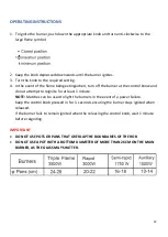 Preview for 12 page of Falco FAL-SSGH-60 Installation And Operating Manual