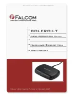 FALCOM BOLERO-LT Instructions Manual preview