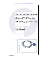 Preview for 1 page of FALCOM NAVI-B-H User Manual