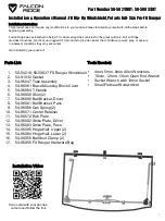 FALCON RIDGE 50-50219KIT Installation & Operation Manual preview