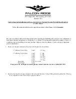 FALCON RIDGE AC-PRO-SDK01 Instructions For Installation And Care preview