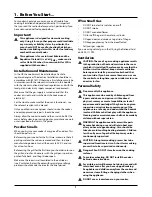 Preview for 5 page of Falcon 1092 CKR User'S Manual & Installation Instructions