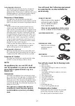 Preview for 21 page of Falcon 1092 Deluxe Dual Fuel User'S Manual & Installation And Servicing Instructions