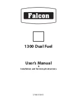 Preview for 1 page of Falcon 1300 Dual Fuel User'S Manual & Installation And Servicing Instructions