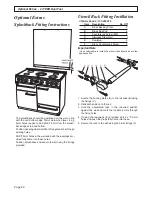 Предварительный просмотр 22 страницы Falcon 211 EEO Ceramic User'S Manual & Installation And Servicing Instructions