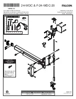 Preview for 1 page of Falcon 24-WDC Installation Instructions Manual