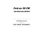 Preview for 1 page of Falcon 50 FM Operating Manual