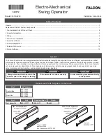 Preview for 1 page of Falcon 8230 Installation Instructions Manual
