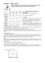 Preview for 3 page of Falcon CHIEFTAIN E1016 Installation And Servicing Instructions