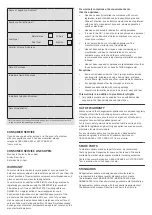 Preview for 43 page of Falcon Classic 100 Dual Fuel User'S Manual & Installation Instructions