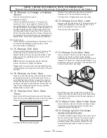 Preview for 34 page of Falcon Classic 110 Dual Fuel User'S Manual And Installation Instructions